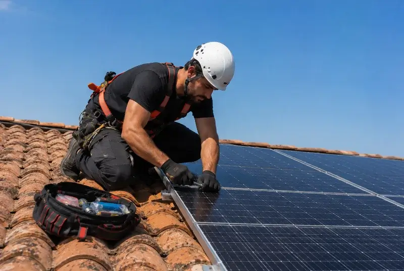 Maintenance et monitoring de panneaux solaires à Saint-Hilaire-des-Loges